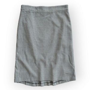 Ann Taylor Black and White Houndstooth Skirt 2